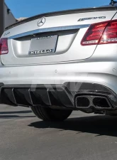 RW Carbon Facelift BRS Style CF Diffuser Carbon Fiber Tips Mercedes-Benz W212 E63 AMG 2014-2017                                     - mercw21219-2 - Image 5