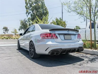 RW Carbon Facelift BRS Style CF Diffuser Carbon Fiber Tips Mercedes-Benz W212 E63 AMG 2014-2017 - mercw21219-2