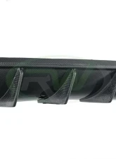 RW Carbon Facelift BRS Style CF Diffuser Carbon Fiber Tips Mercedes-Benz W212 E63 AMG 2014-2017                                     - mercw21219-2 - Image 4