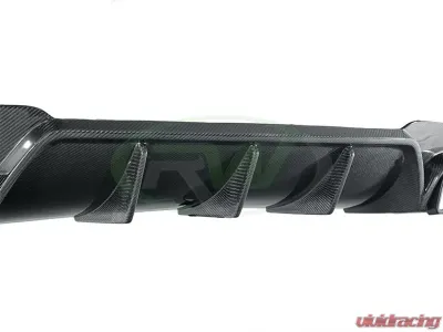 RW Carbon Facelift BRS Style CF Diffuser Carbon Fiber Tips Mercedes-Benz W212 E63 AMG 2014-2017 - mercw21219-2