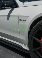 RW Carbon CF Side Skirt Extensions Mercedes-Benz W212 E63 | E63S 2014-2016                                     - mercw21220 - Image 4