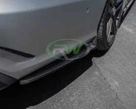 RW Carbon CF Rear Bumper Splitters Mercedes-Benz W212 E63 | E63S 2014-2016