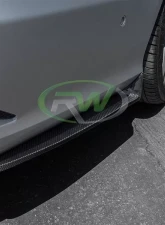 RW Carbon CF Rear Bumper Splitters Mercedes-Benz W212 E63 | E63S 2014-2016                                     - mercw21221 - Image 6