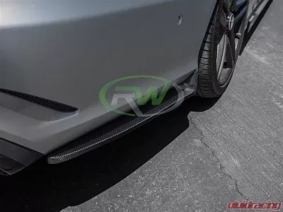 RW Carbon CF Rear Bumper Splitters Mercedes-Benz W212 E63 | E63S 2014-2016 - mercw21221