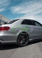 RW Carbon CF Rear Bumper Splitters Mercedes-Benz W212 E63 | E63S 2014-2016                                     - mercw21221 - Image 3