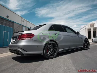 RW Carbon CF Rear Bumper Splitters Mercedes-Benz W212 E63 | E63S 2014-2016 - mercw21221