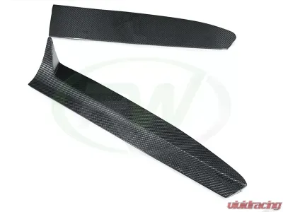 RW Carbon CF Rear Bumper Splitters Mercedes-Benz W212 E63 | E63S 2014-2016 - mercw21221