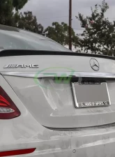 RW Carbon ED1 Style CF Trunk Spoiler w/ 3M Tape Mercedes-Benz W213 2017-2022                                     - mercw21303-1 - Image 3
