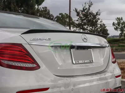 RW Carbon ED1 Style CF Trunk Spoiler w/ 3M Tape Mercedes-Benz W213 2017-2022 - mercw21303-1