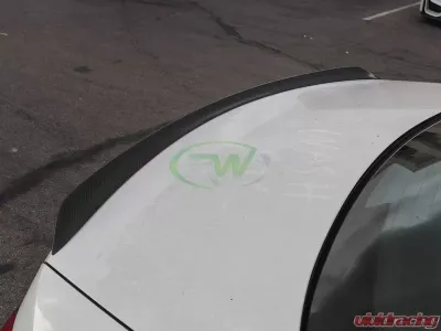 RW Carbon ED1 Style CF Trunk Spoiler w/ 3M Tape Mercedes-Benz W213 2017-2022 - mercw21303-1