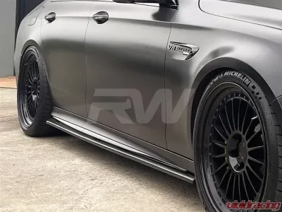 RW Carbon Fiber Side Skirt Extensions Mercedes-Benz W213 2017-2020 - mercw21308