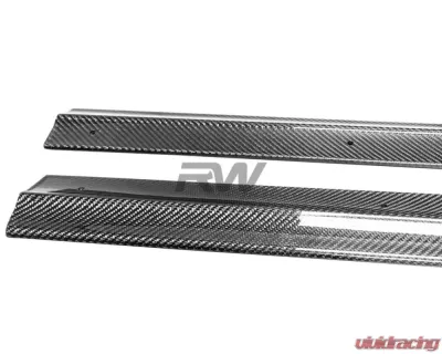 RW Carbon DTM Carbon Fiber Side Skirt Extensions Mercedes-Benz E43 AMG | E53 AMG | E63S AMG 2017-2020 - mercw21314