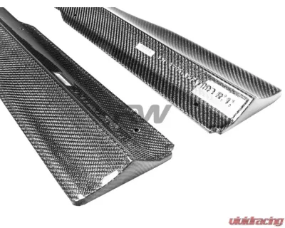 RW Carbon DTM Carbon Fiber Side Skirt Extensions Mercedes-Benz E43 AMG | E53 AMG | E63S AMG 2017-2020 - mercw21314