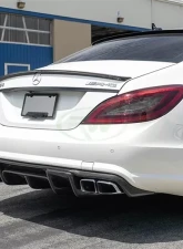 RW Carbon Renn Style CF Diffuser Mercedes-Benz W218 CLS63 | CLS550 2012-2018                                     - mercw21805 - Image 6