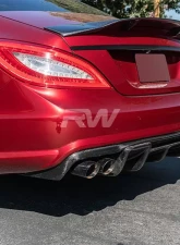 RW Carbon Renn Style CF Diffuser Mercedes-Benz W218 CLS63 | CLS550 2012-2018                                     - mercw21805 - Image 4