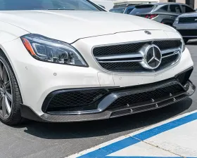 RW Carbon BRS Style Carbon Fiber Front Lip Mercedes-Benz W218 CLS63 2015-2018