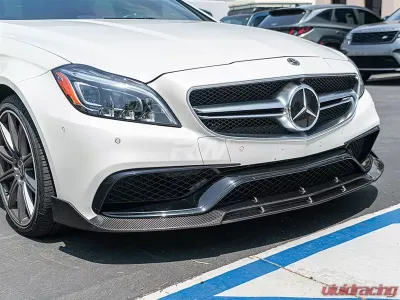 RW Carbon BRS Style Carbon Fiber Front Lip Mercedes-Benz W218 CLS63 2015-2018 - mercw21812