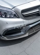 RW Carbon BRS Style Carbon Fiber Front Lip Mercedes-Benz W218 CLS63 2015-2018                                     - mercw21812 - Image 3