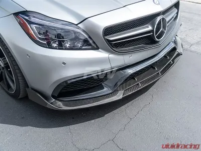 RW Carbon BRS Style Carbon Fiber Front Lip Mercedes-Benz W218 CLS63 2015-2018 - mercw21812