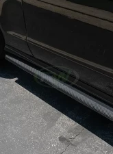 RW Carbon Fiber Side Skirt Extensions Mercedes-Benz W218 CLS 2012-2014                                     - mercw21814 - Image 2