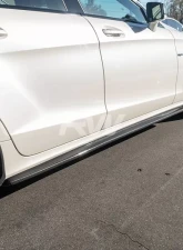 RW Carbon Fiber Side Skirt Extensions Mercedes-Benz W218 CLS 2012-2014                                     - mercw21814 - Image 4