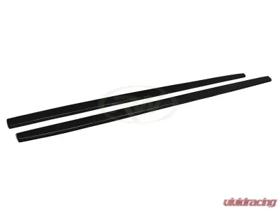 RW Carbon Fiber Side Skirt Extensions Mercedes-Benz W218 CLS 2012-2014 - mercw21814