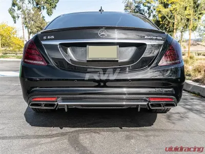 RW Carbon Fiber Rear Diffuser Mercedes-Benz W222 S63 2014-2020 - mercw22202