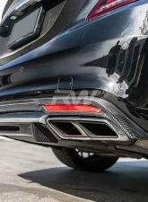 RW Carbon Fiber Rear Diffuser Mercedes-Benz W222 S63 2014-2020                                     - mercw22202 - Image 3