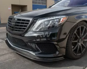 RW Carbon Fiber Front Lip Spoiler Mercedes-Benz W222 S63 | S65 AMG 2014-2017