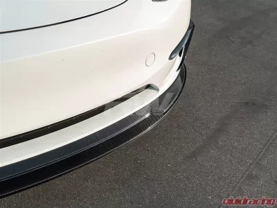 RW Carbon Fiber Front Lip Spoiler Tesla Model Y 2020-2023 - tesla011