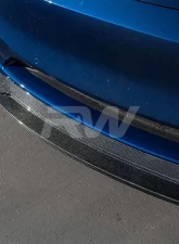 RW Carbon Fiber Front Lip Spoiler Tesla Model Y 2020-2023                                     - tesla011 - Image 6