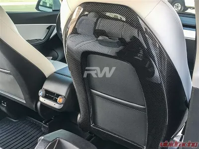 RW Carbon Fiber Seat Backs Tesla Model Y 2020-2023 - tesla012