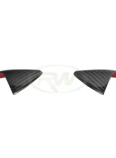 RW Carbon Fiber Fender Trim Covers Tesla Model 3 2017+                                     - tesla015 - Image 2