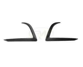 RW Carbon Fiber Front Bumper Canards Tesla Model 3 2017+