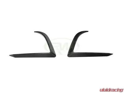 RW Carbon Fiber Front Bumper Canards Tesla Model 3 2017+ - tesla017