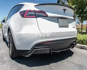 RW Carbon DTM Full Carbon Fiber Diffuser Tesla Model Y 2020-2023
