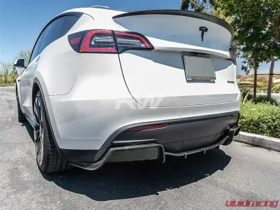 RW Carbon DTM Full Carbon Fiber Diffuser Tesla Model Y 2020-2023 - tesla020