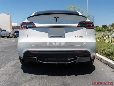 RW Carbon DTM Full Carbon Fiber Diffuser Tesla Model Y 2020-2023 - tesla020