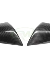 RW Carbon Carbon Fiber Mirror Covers Tesla Model S 2012-2020                                     - tesla024 - Image 3