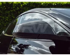 RW Carbon Carbon Fiber Mirror Covers Tesla Model S 2021-2023
