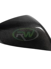 RW Carbon Carbon Fiber Mirror Covers Tesla Model S 2021-2023                                     - tesla028 - Image 3
