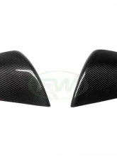 RW Carbon Carbon Fiber Mirror Covers Tesla Model S 2021-2023                                     - tesla028 - Image 4