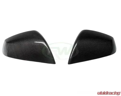 RW Carbon Carbon Fiber Mirror Covers Tesla Model S 2021-2023 - tesla028