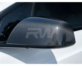 RW Carbon Carbon Fiber Mirror Covers Tesla Model X 2016-2023