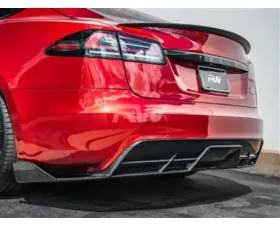 RW Carbon Plaid Carbon Fiber Rear Diffuser Tesla Model S 2021+