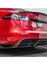 RW Carbon Plaid Carbon Fiber Rear Diffuser Tesla Model S 2021+                                     - tesla034 - Image 16