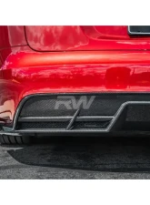 RW Carbon Plaid Carbon Fiber Rear Diffuser Tesla Model S 2021+                                     - tesla034 - Image 2