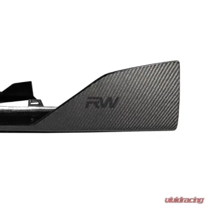 RW Carbon Plaid Carbon Fiber Rear Diffuser Tesla Model S 2021+ - tesla034