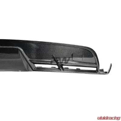RW Carbon Plaid Carbon Fiber Rear Diffuser Tesla Model S 2021+ - tesla034