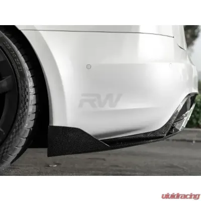 RW Carbon Plaid Carbon Fiber Rear Diffuser Tesla Model S 2021+ - tesla034
